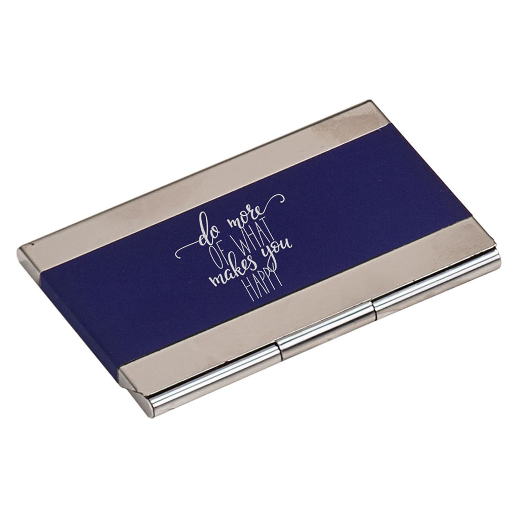 Business Card Holder - Blue - Office Gifts
