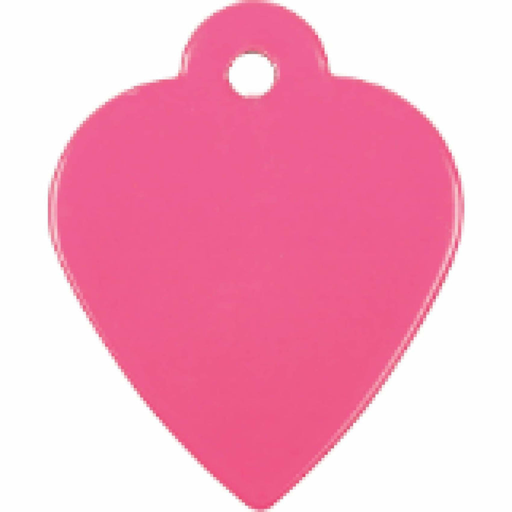 Charm or Pet Tag - Heart / Pink - Bags & Apparel