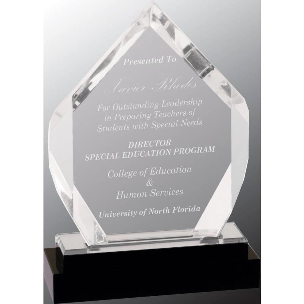 Fusion Diamond Impress Award - 7 / Silver - Acrylic Awards