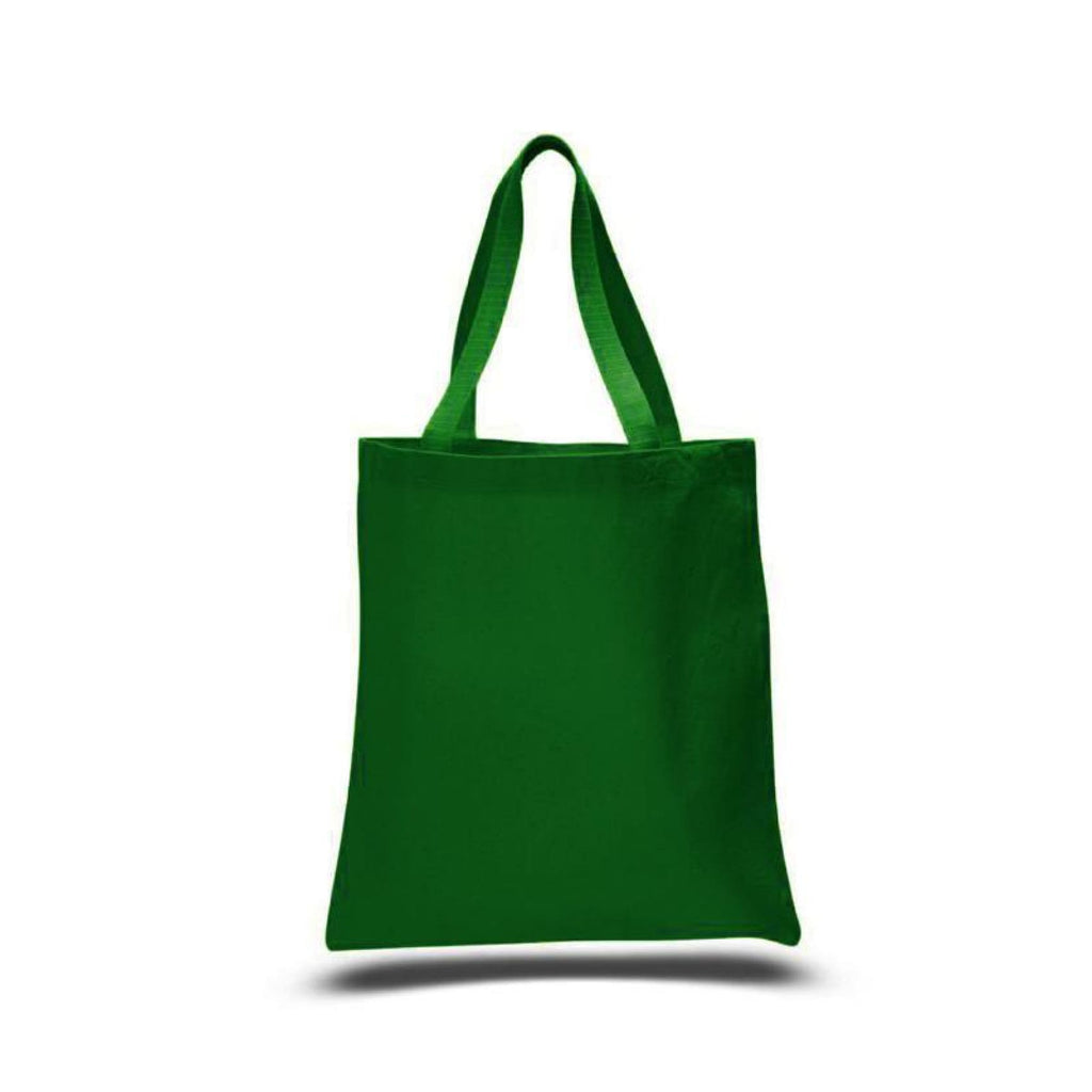 Large Canvas Tote - Green - Bags & Apparel