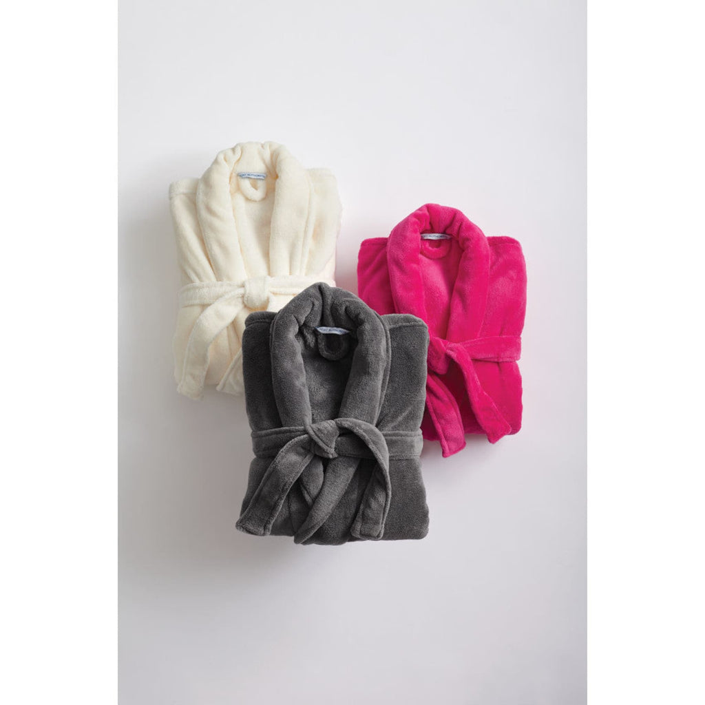 Monogrammed Plush Microfleece Robe - Bags & Apparel