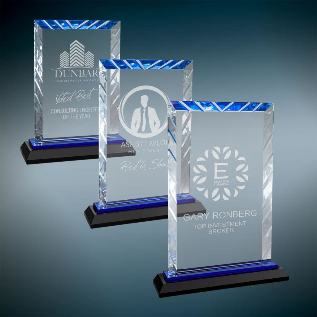 Rectangle Accent Glass Award - Art Glass