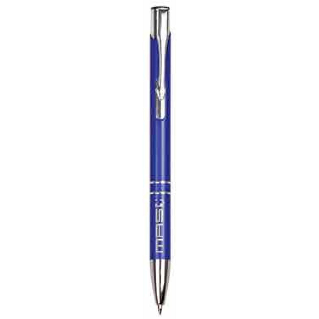 Silver-Trimmed Pen - Blue - Office Gifts