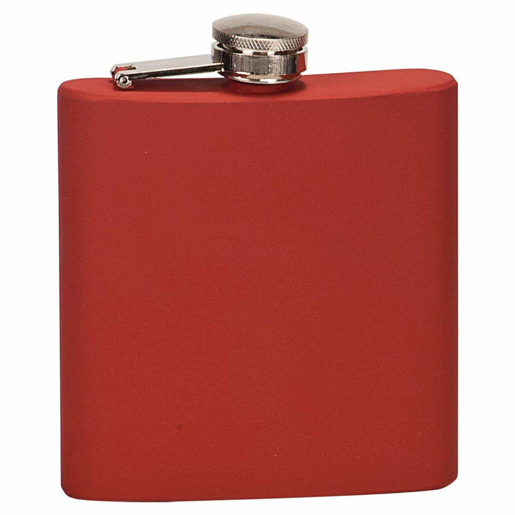Stainless Steel Flask - Matte Red - Drinkware