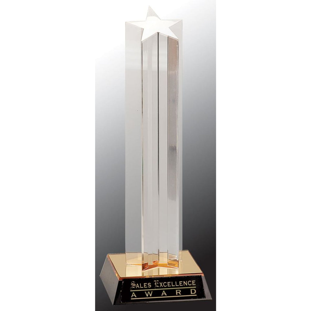 Star Column Acrylic Award - 11 single column - Acrylic Awards