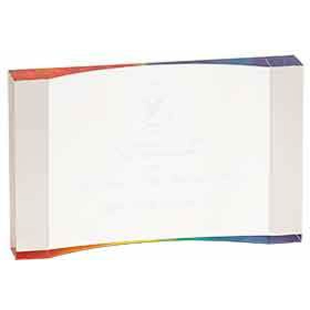 Acrylic Crescent Award - 5x3.5 / Rainbow - Acrylic Awards