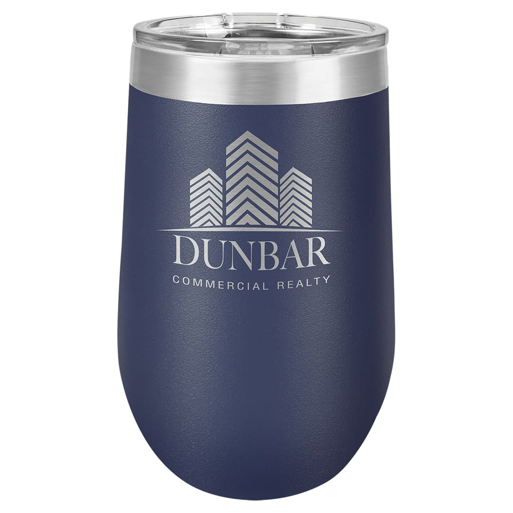 Vaccuum Insulated Stemless Tumbler - Navy Blue - Drinkware