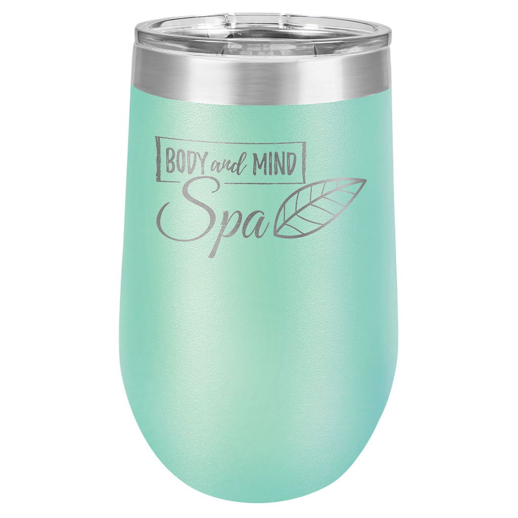 Vaccuum Insulated Stemless Tumbler - Teal - Drinkware