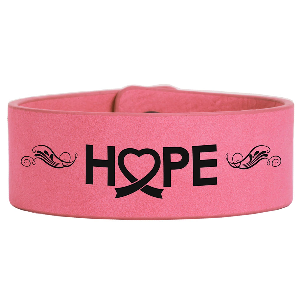 Vegan Leather Bracelet - Pink / 1 x 9 - Bags & Apparel