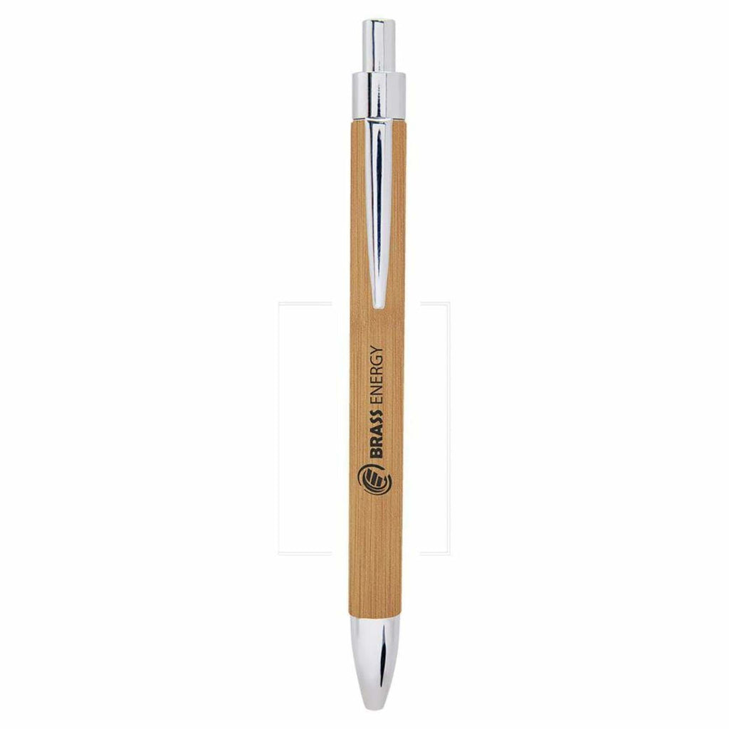 Vegan Leather Pen - Bamboo - Office Gifts