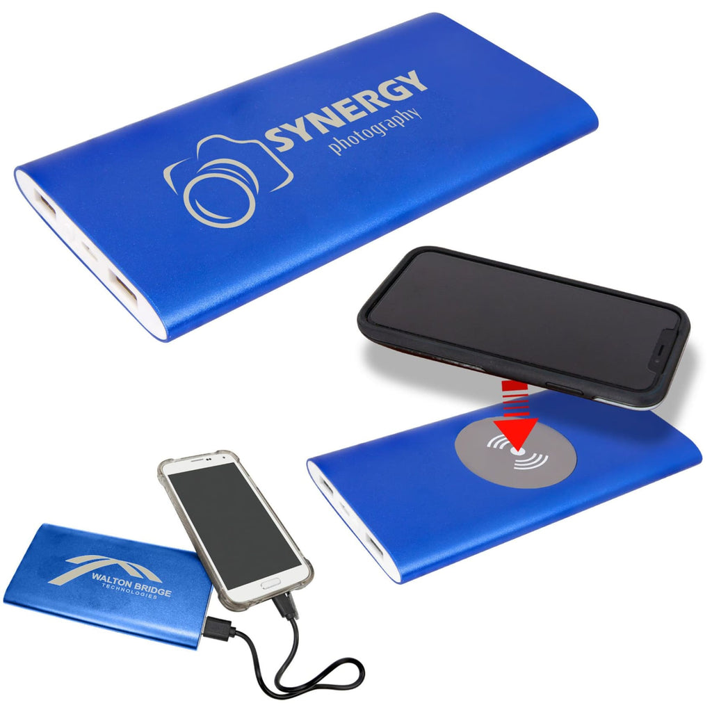 8000MAH Power Bank & Wireless Charger - Office Gifts