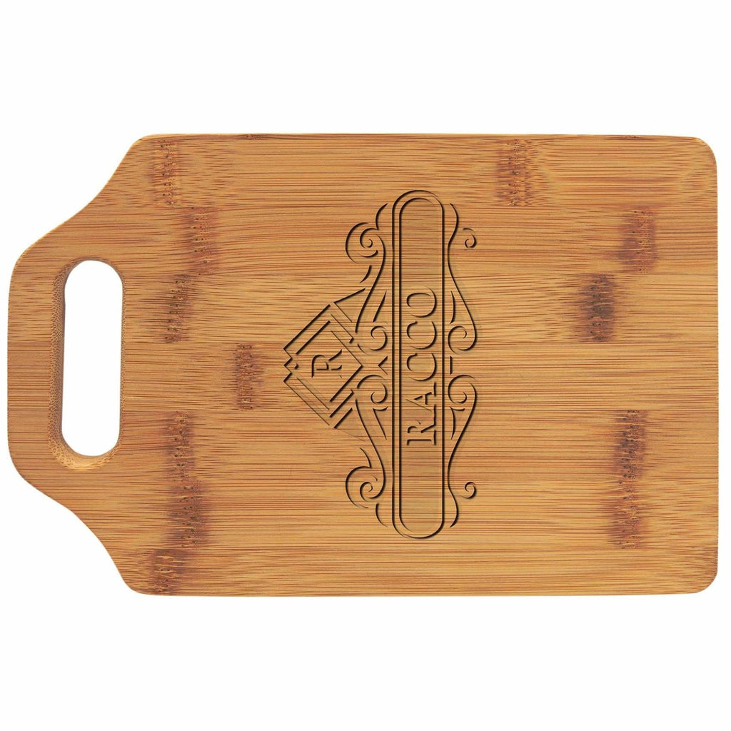 Bamboo Cutting Board with Handle - 9 x 6 - Home Gifts