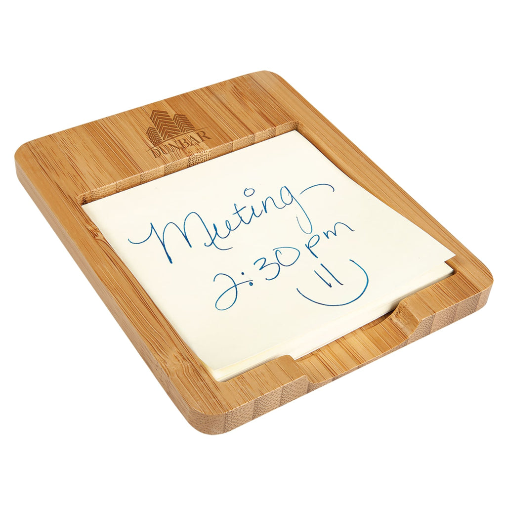 Bamboo Sticky Note Holder - Office Gifts