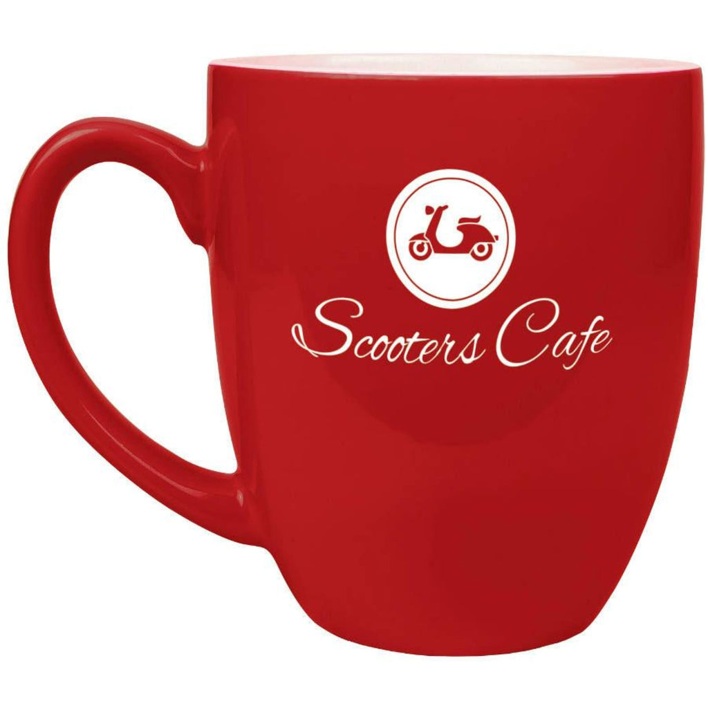 Ceramic Bistro Mug - Red - Drinkware