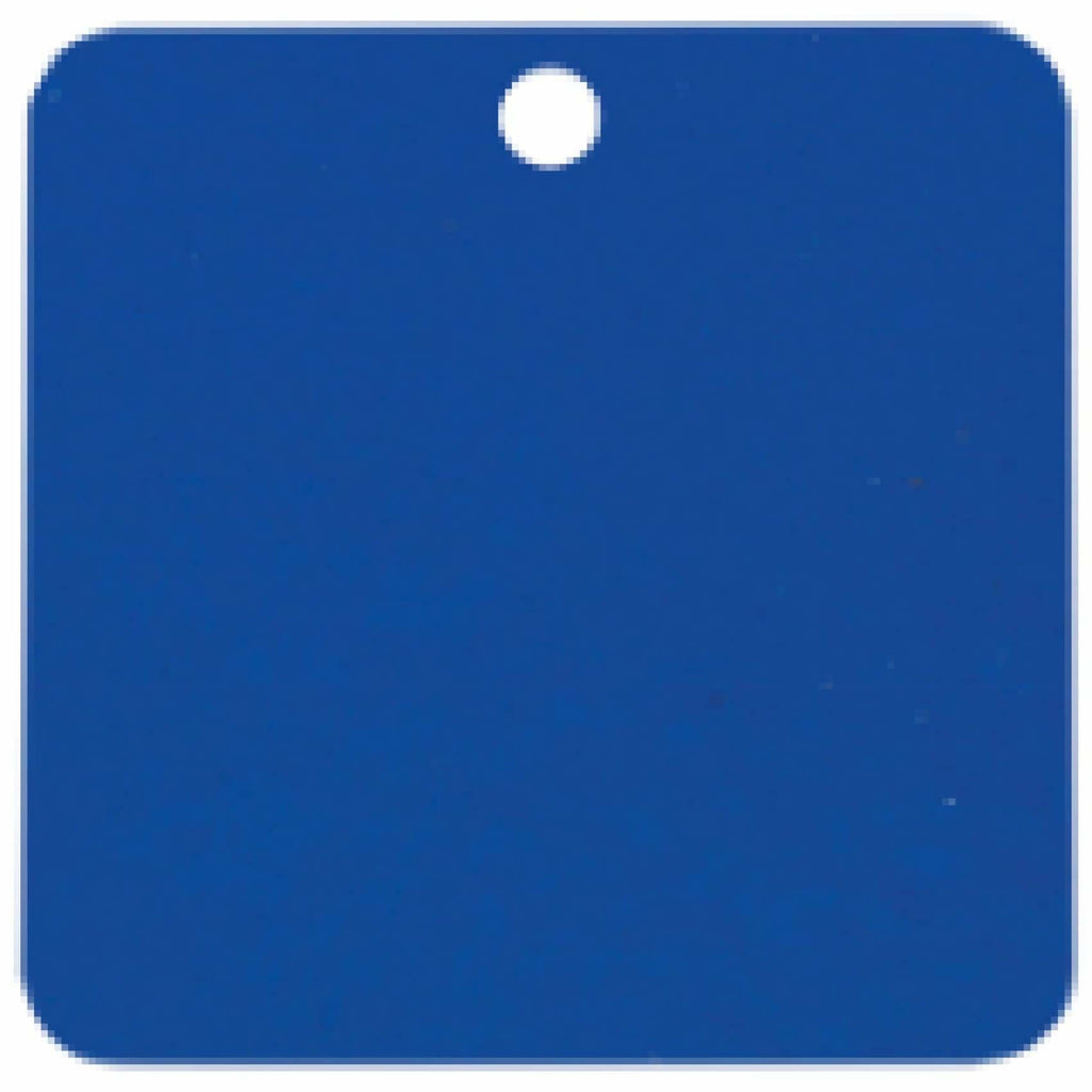 Charm or Pet Tag - 1.5 Square / Blue - Bags & Apparel