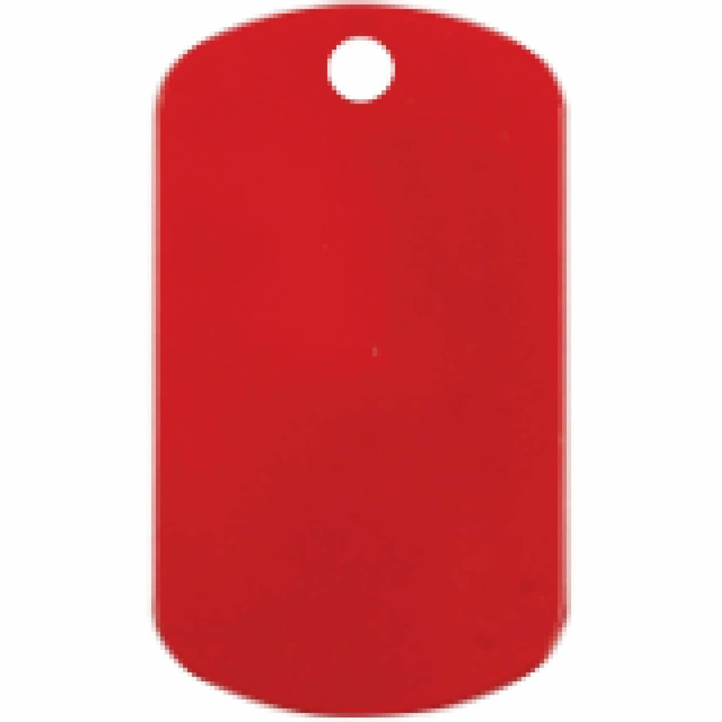 Charm or Pet Tag - Dog Tag / Red - Bags & Apparel