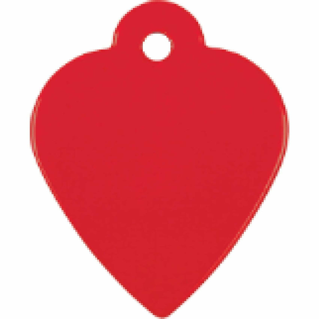 Charm or Pet Tag - Heart / Red - Bags & Apparel