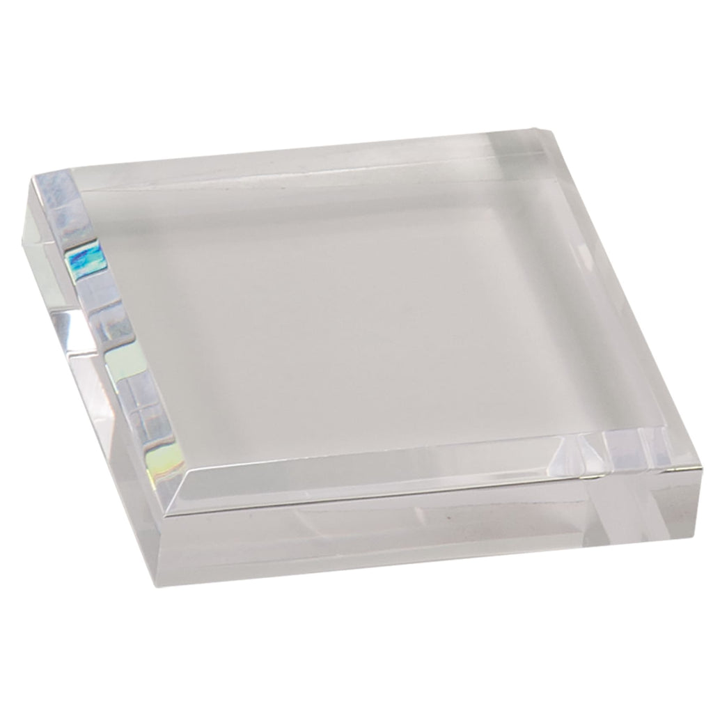 Clear Acrylic Paperweight - Clear / 4 x 2.5 - Office Gifts