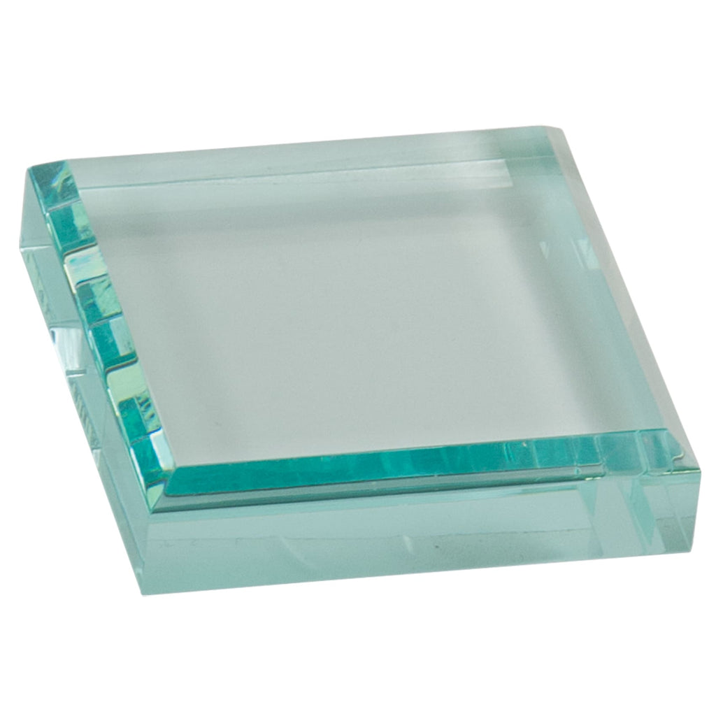 Clear Acrylic Paperweight - Jade / 4 x 2.5 - Office Gifts