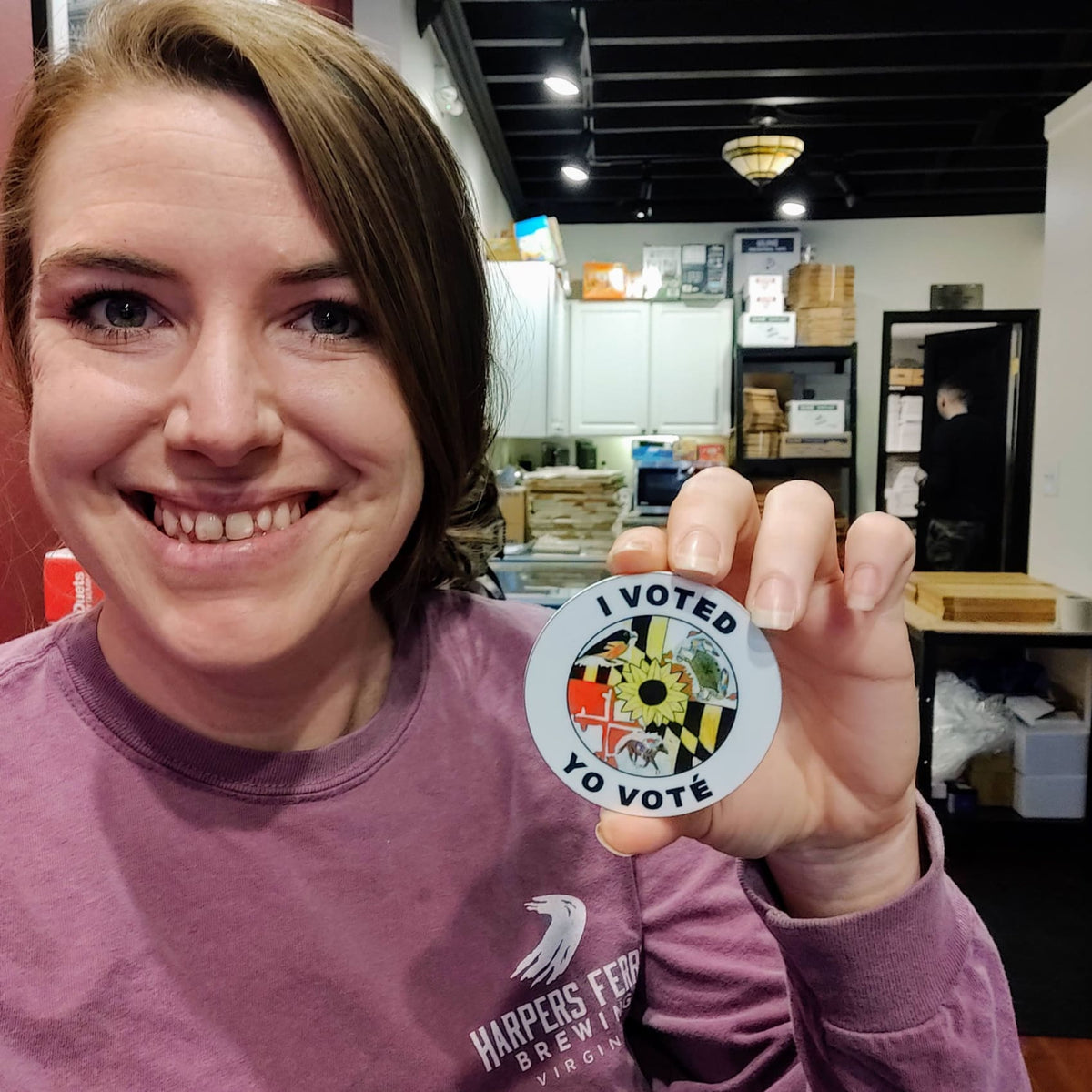 Color Button Pin – Summit Imprints