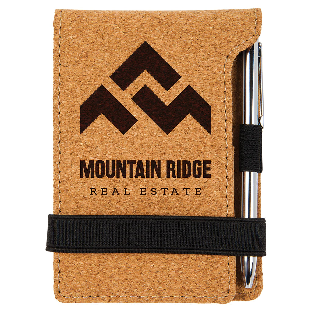 Cork Mini Notepad with Pen - Office Gifts