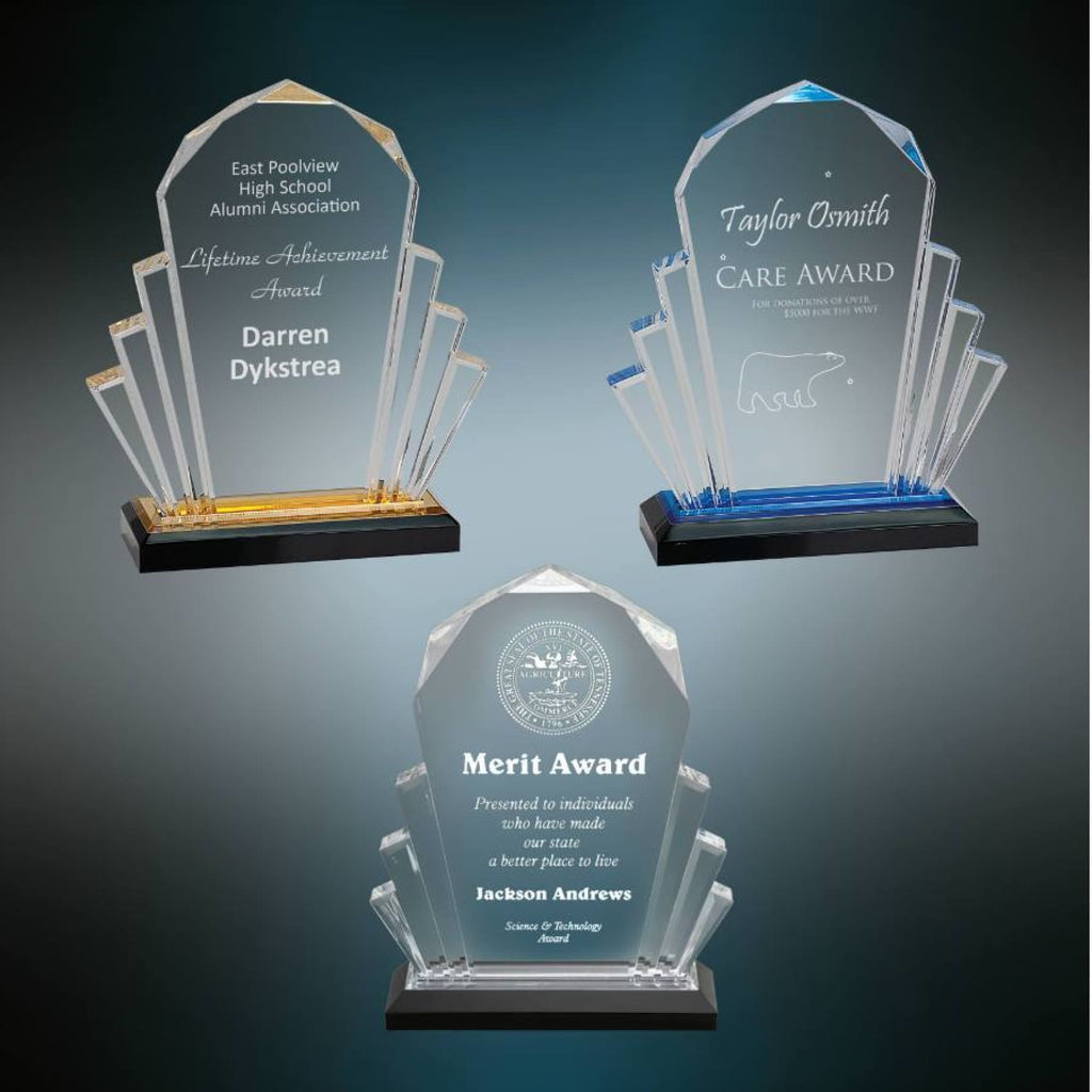 Faceted Impress Award - Acrylic Awards