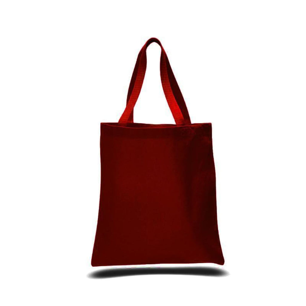 Large Canvas Tote - Red - Bags & Apparel