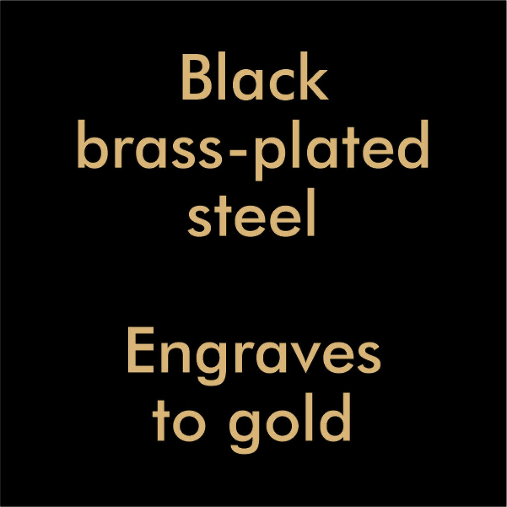 Metal Upgrade - Brass-plated steel - Award Plaques