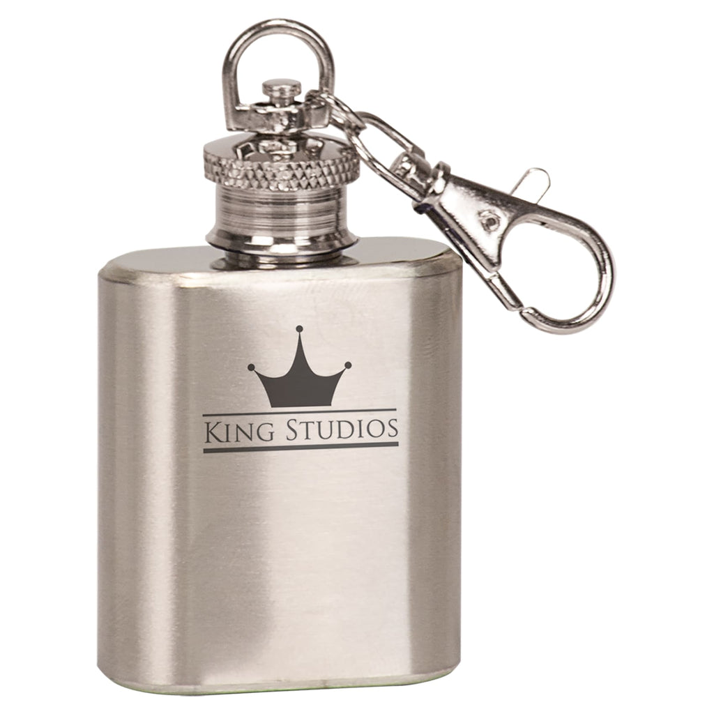 Mini Flask Keychain - Stainless Steel - Drinkware