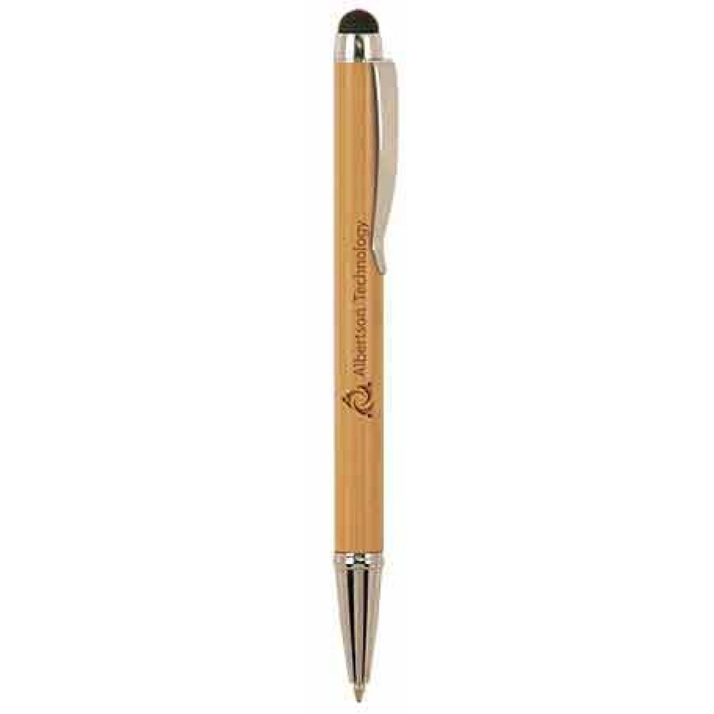 Pen with Stylus - Bamboo - Office Gifts