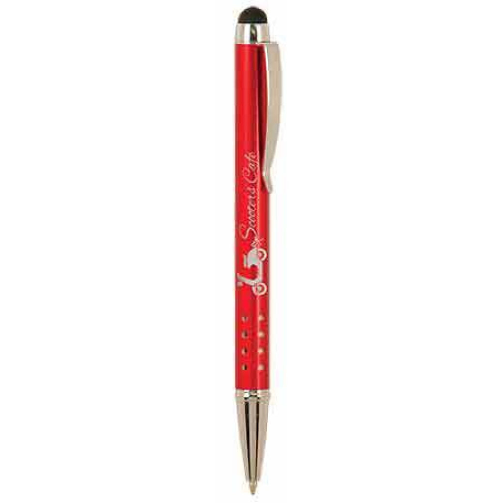 Pen with Stylus - Red - Office Gifts