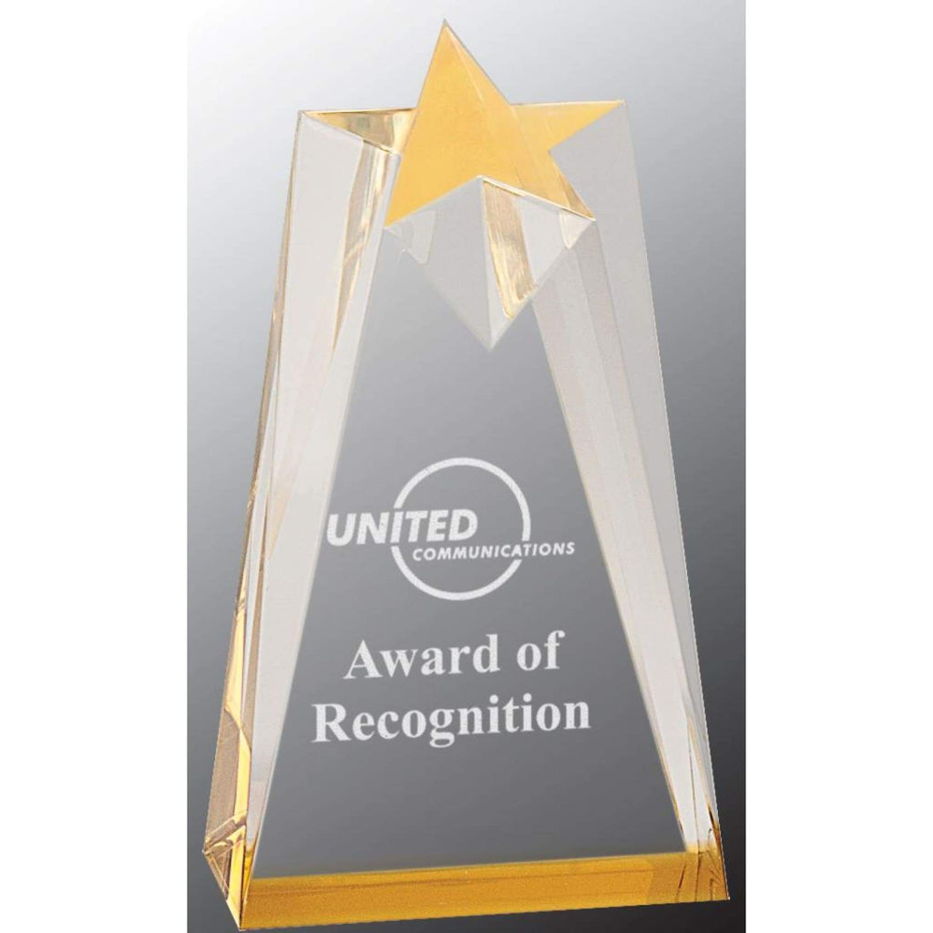 Sculpted Star Acrylic Award - Gold / 6 - Acrylic Awards