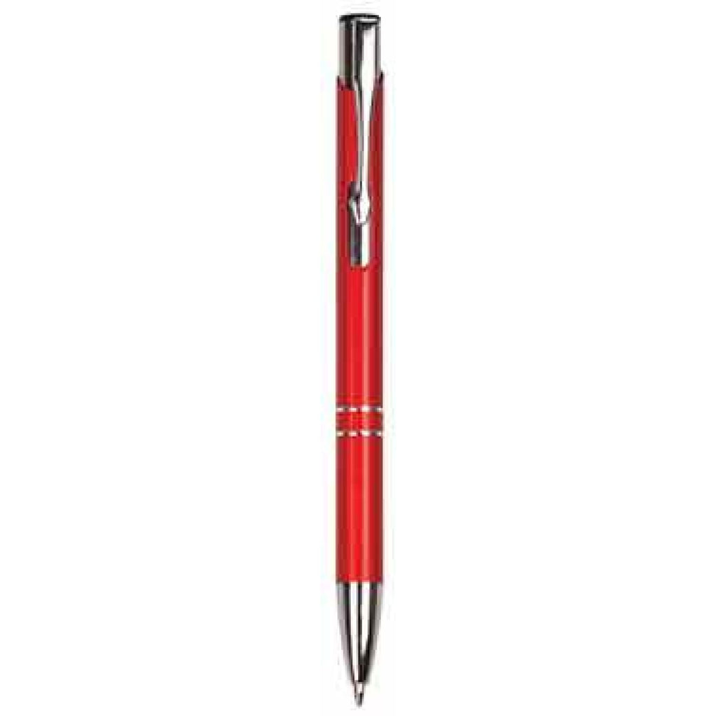 Silver-Trimmed Pen - Red - Office Gifts