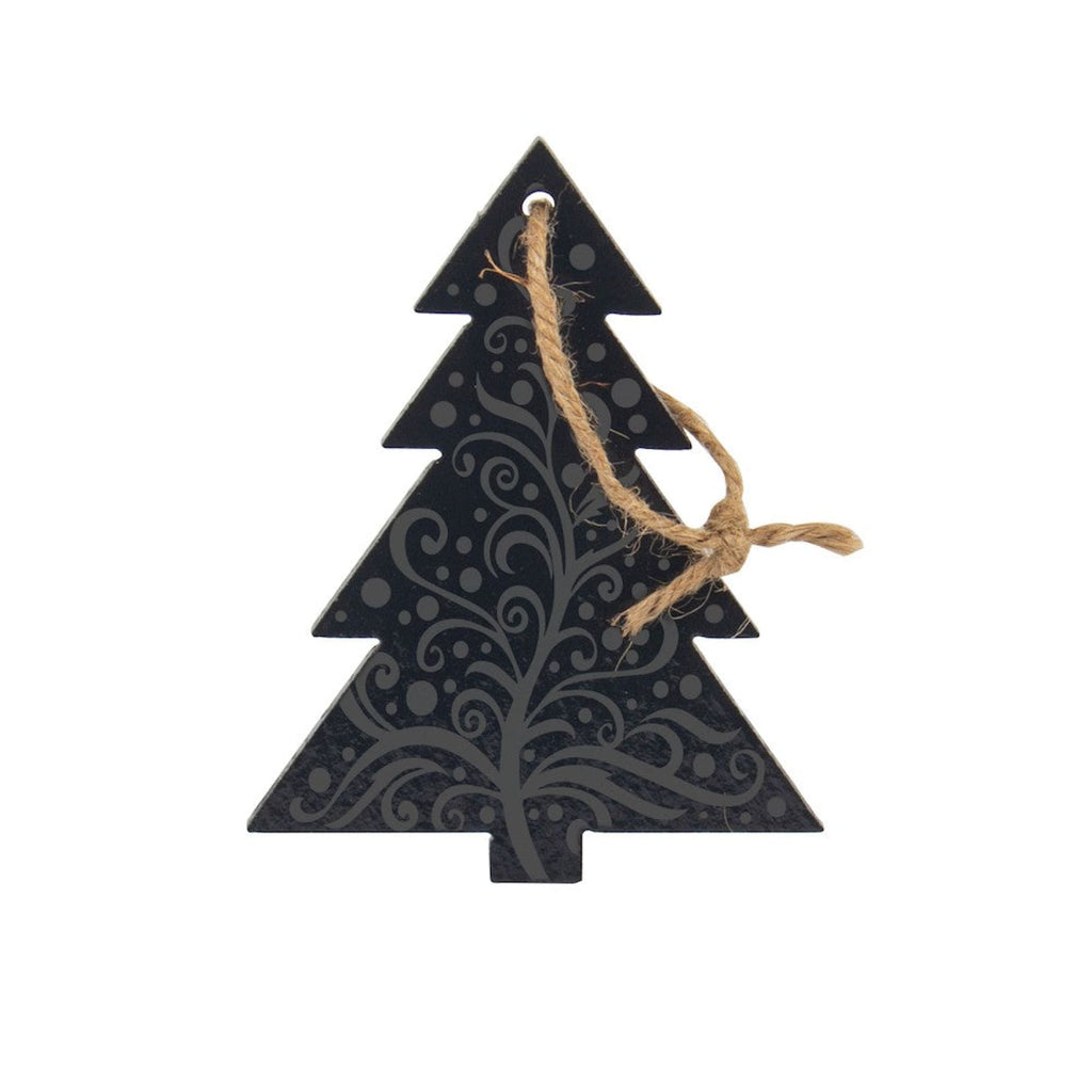 Slate Ornament - 5 Tree - Home Gifts