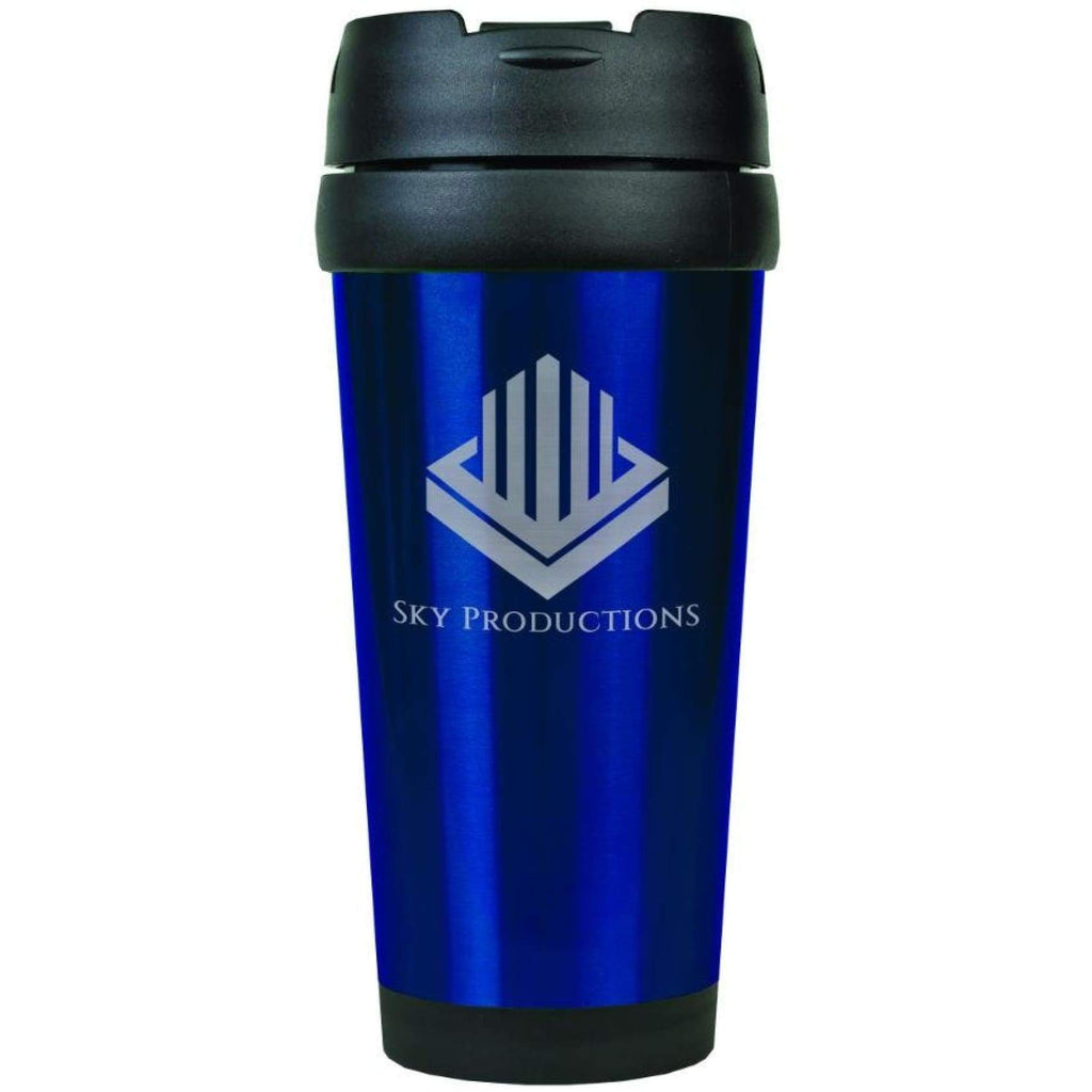 Stainless Steel Travel Mug - Blue - Drinkware