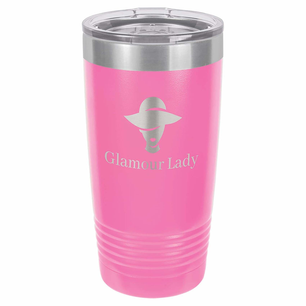 Stainless Steel Tumbler - Pink - Drinkware