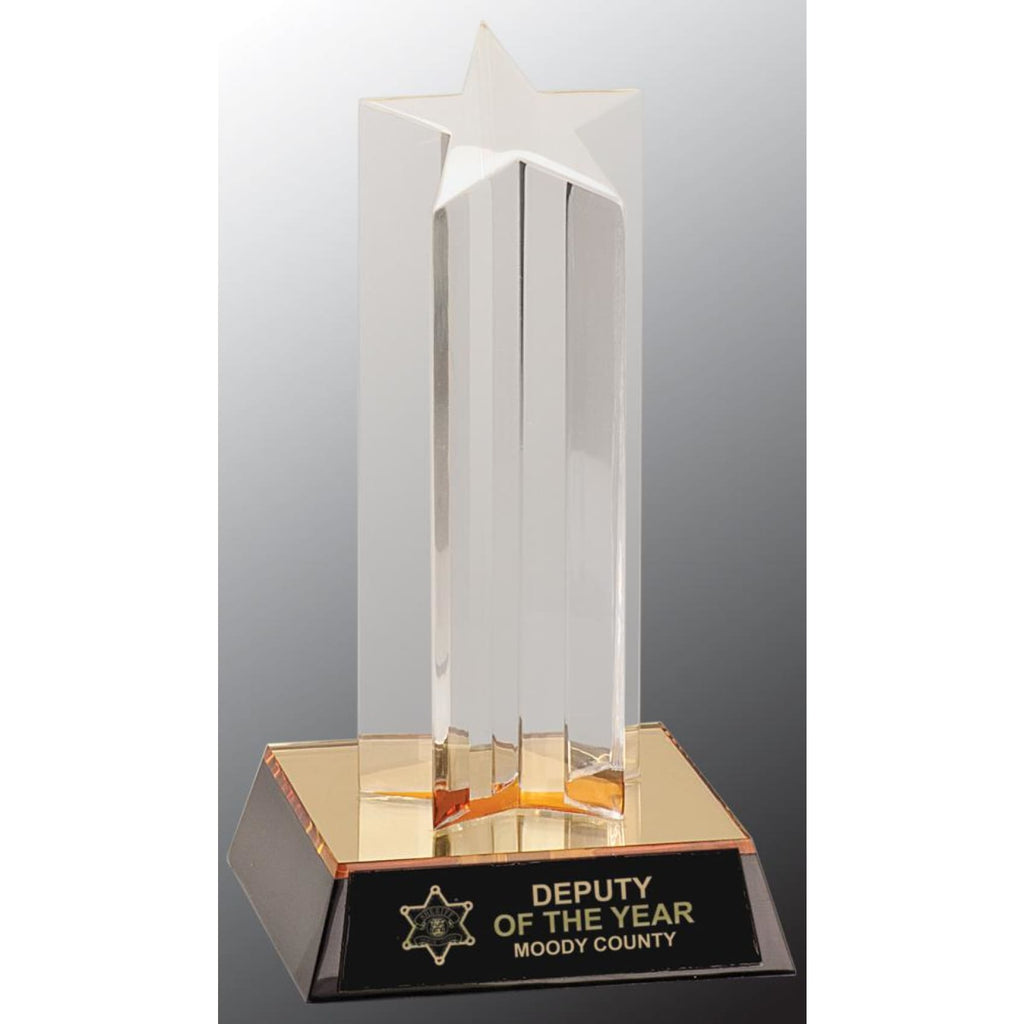 Star Column Acrylic Award - 7 single column - Acrylic Awards