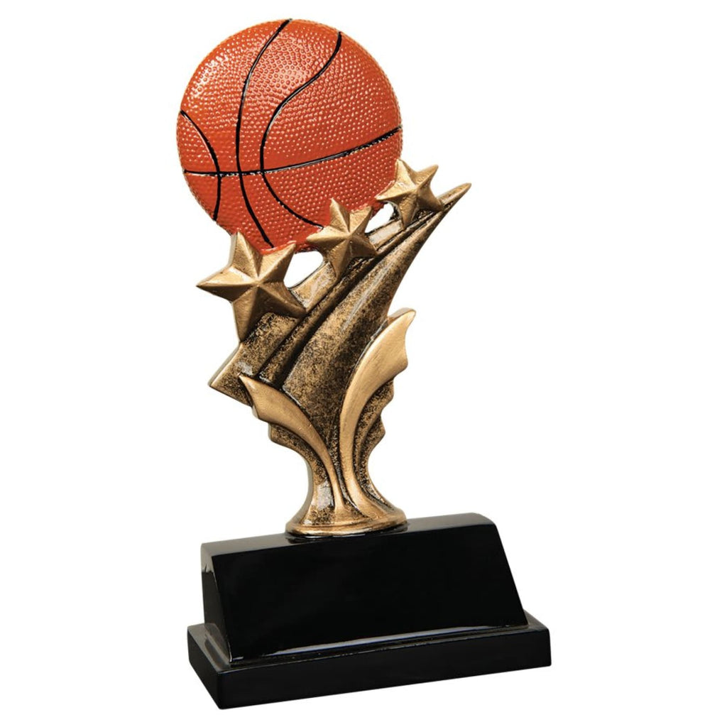 Tri Star Resin Trophy - Basketball - Resin Trophies
