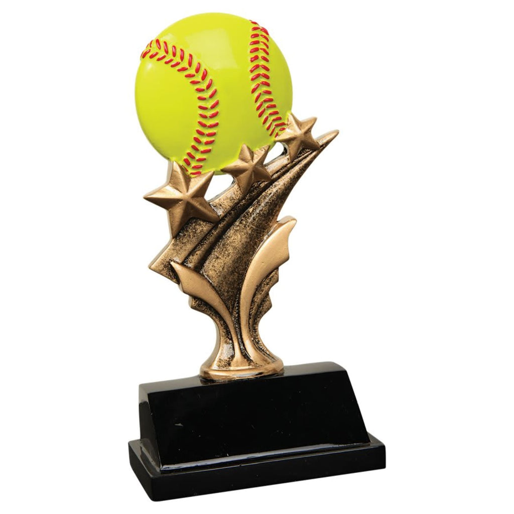 Tri Star Resin Trophy - Softball - Resin Trophies