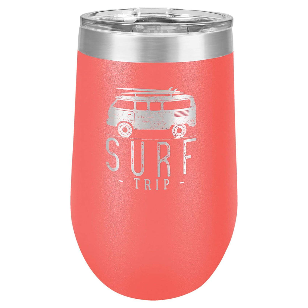 Vaccuum Insulated Stemless Tumbler - Coral - Drinkware