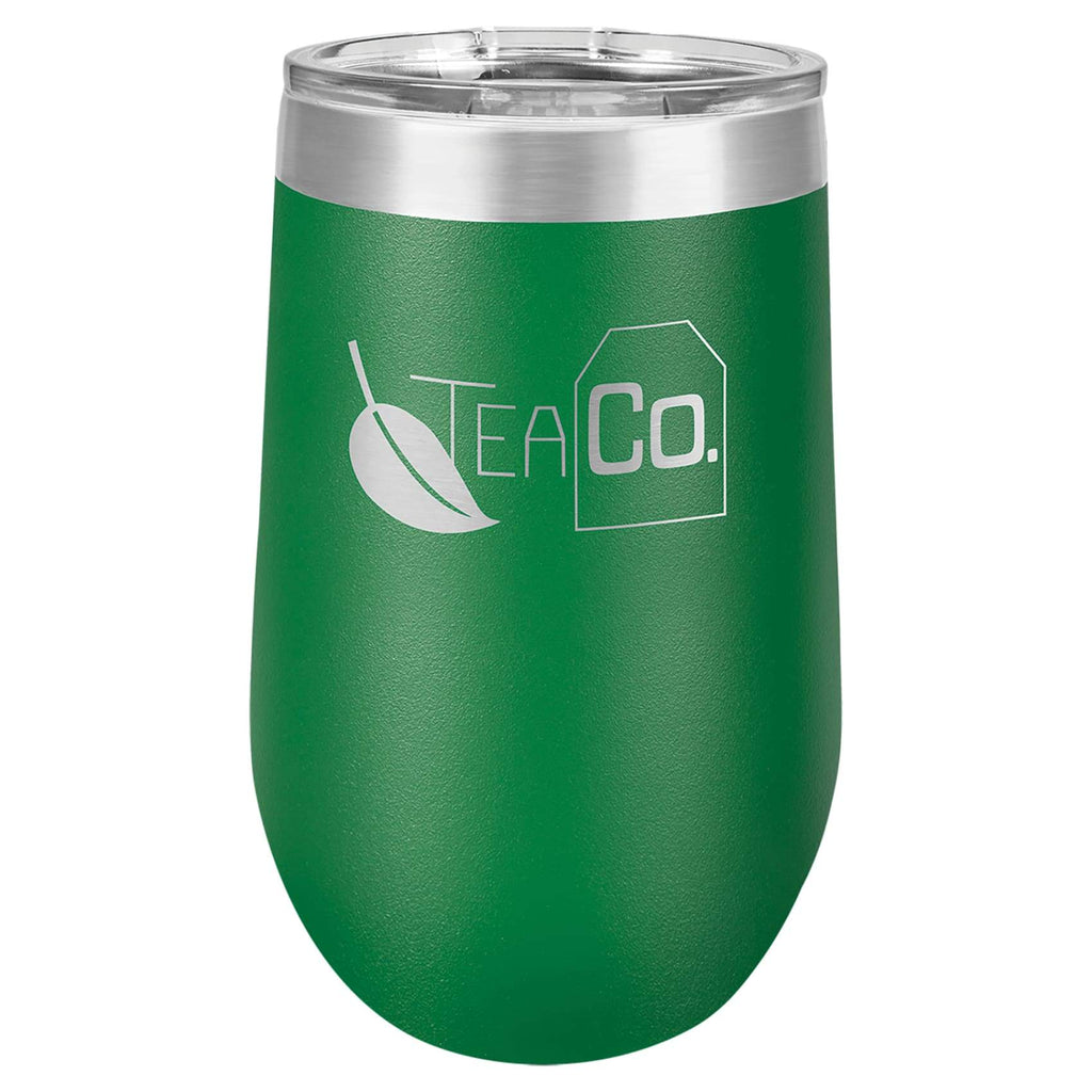 Vaccuum Insulated Stemless Tumbler - Green - Drinkware