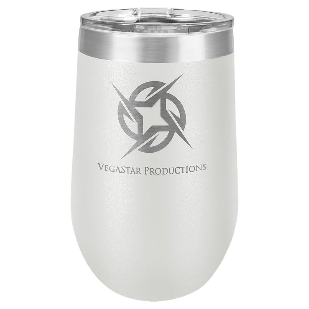 Vaccuum Insulated Stemless Tumbler - White - Drinkware