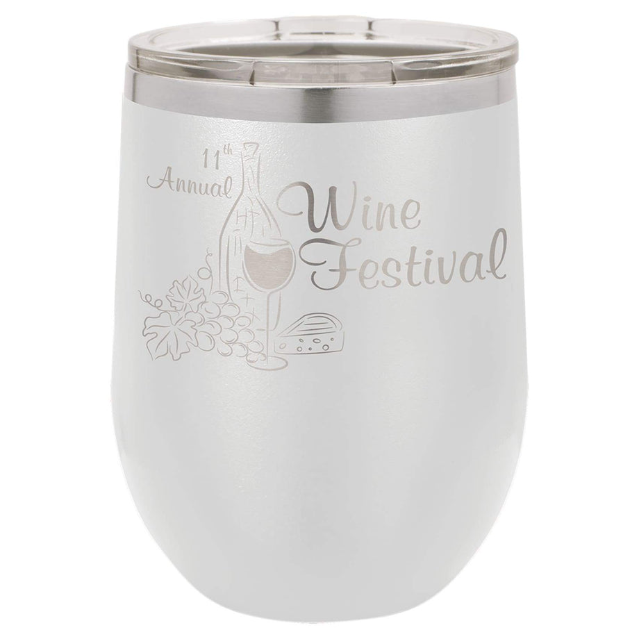 Wine Tumbler - Matte White