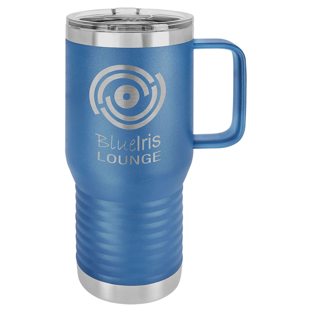 Vacuum Insulated Travel Mug with Slider Lid - Royal Blue - Drinkware