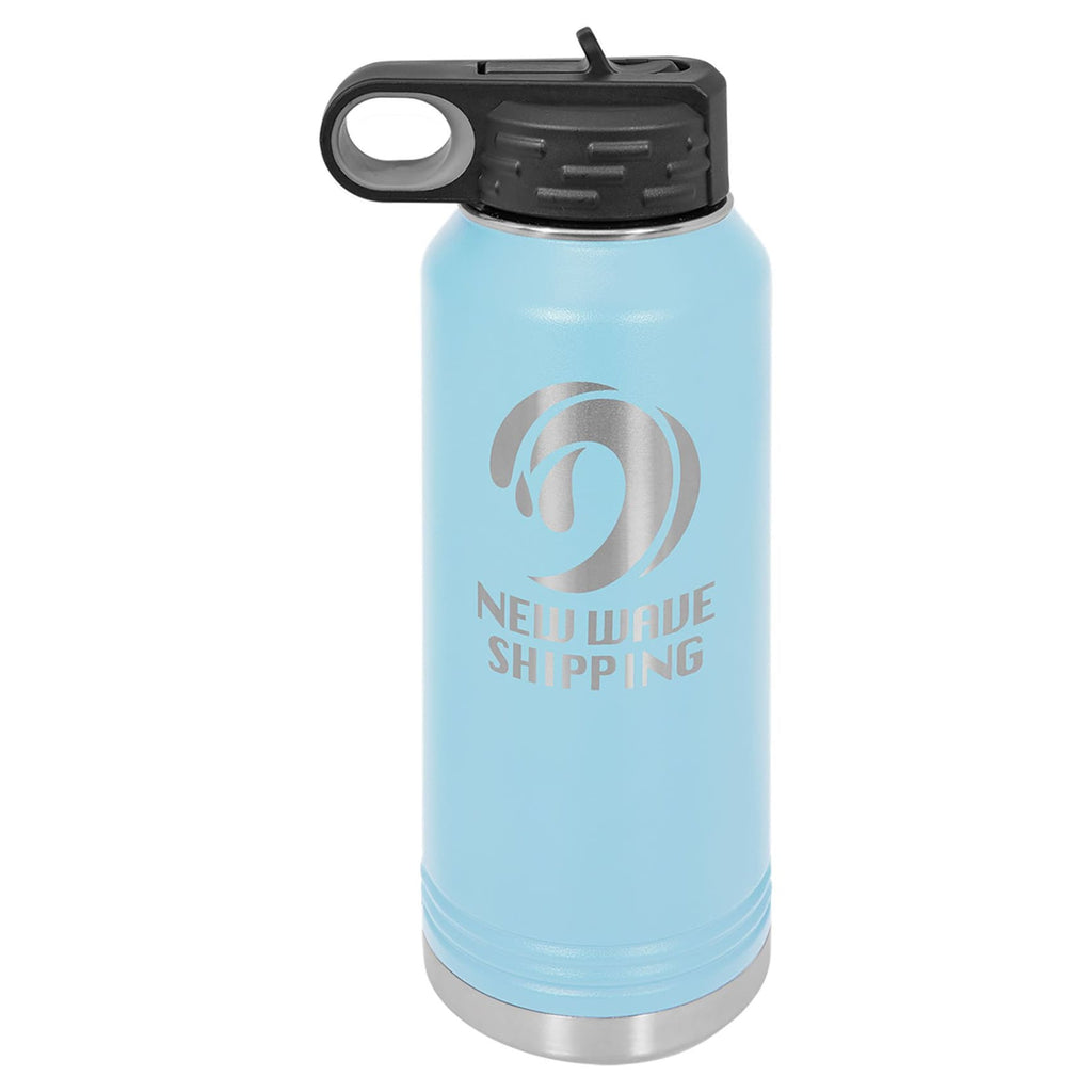 Vaccuum Insulated Water Bottle - Light Blue - Drinkware