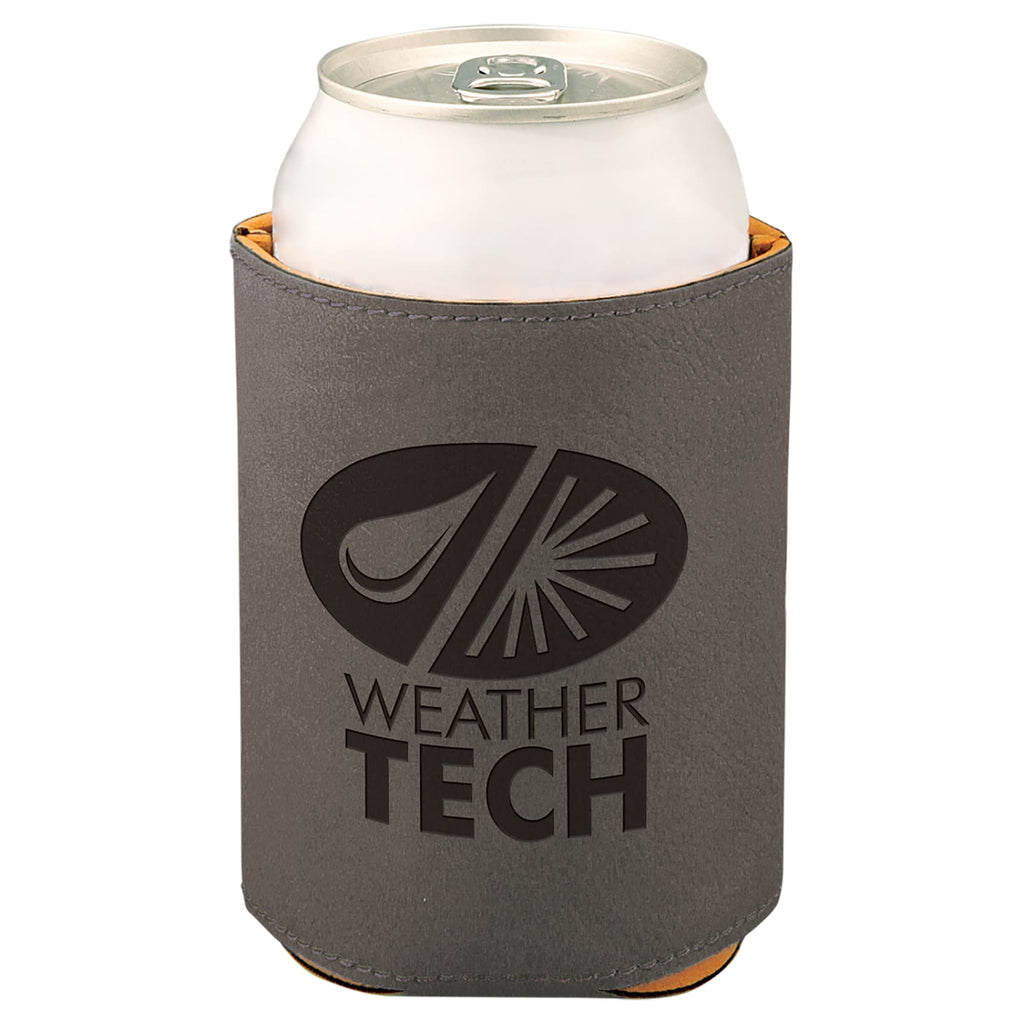 Vegan Leather Beverage Cooler - Gray - Office Gifts