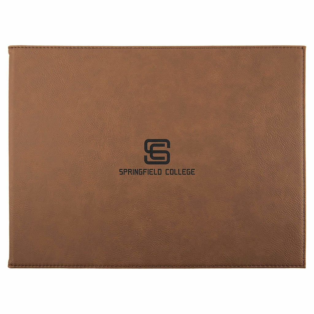 Vegan Leather Certificate Holder - Dark Brown - Office Gifts