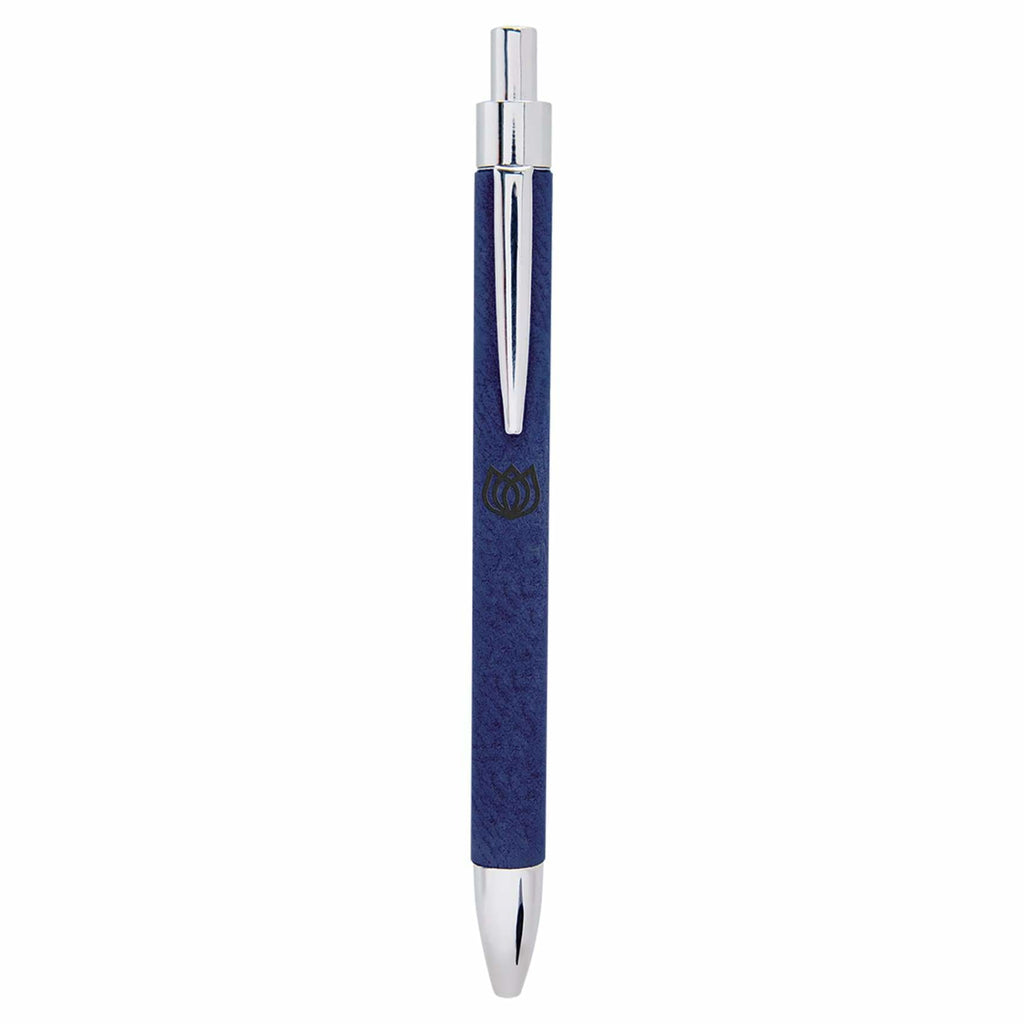 Vegan Leather Pen - Blue - Office Gifts