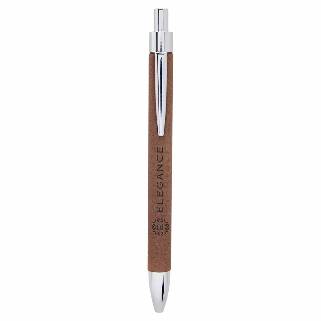 Vegan Leather Pen - Dark Brown - Office Gifts