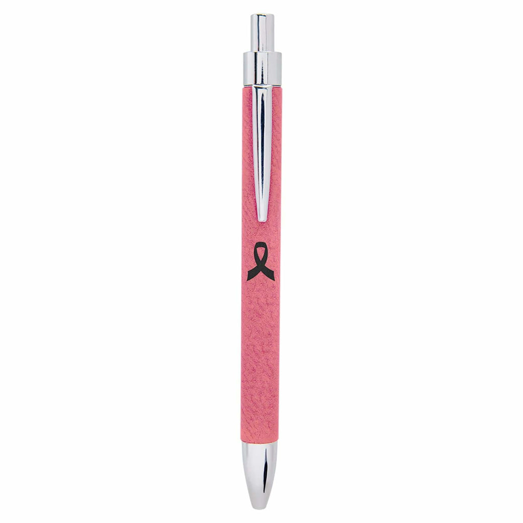 Vegan Leather Pen - Pink - Office Gifts